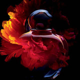 Dior Hypnotic Poison bottle morphed with artistic ingredients