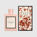 gucci bloom edp bottle next to packaging 100ml