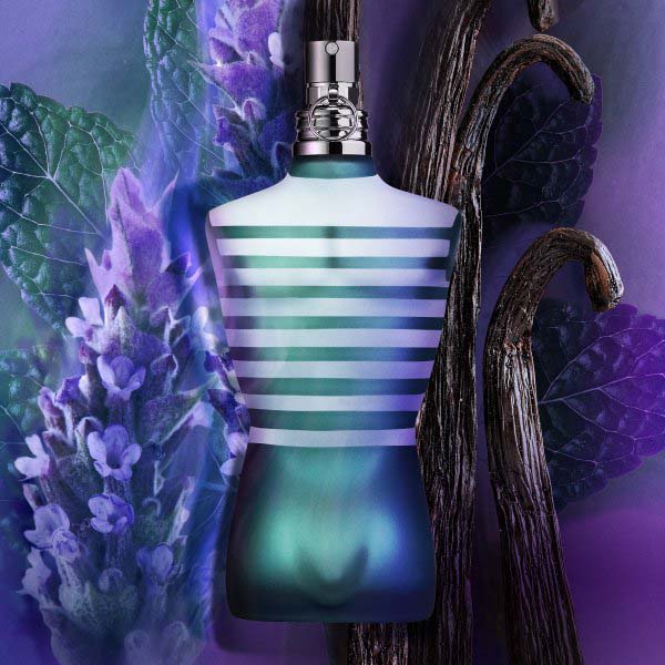 jean paul gaultier perfume bottle ingredients vanilla mint and lavender