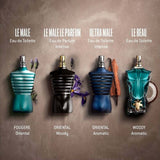 Jean paul gaultier le male perfume collection with ultra male le parfum and le beau